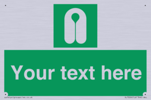 Custom sign safe condition Lifejacket